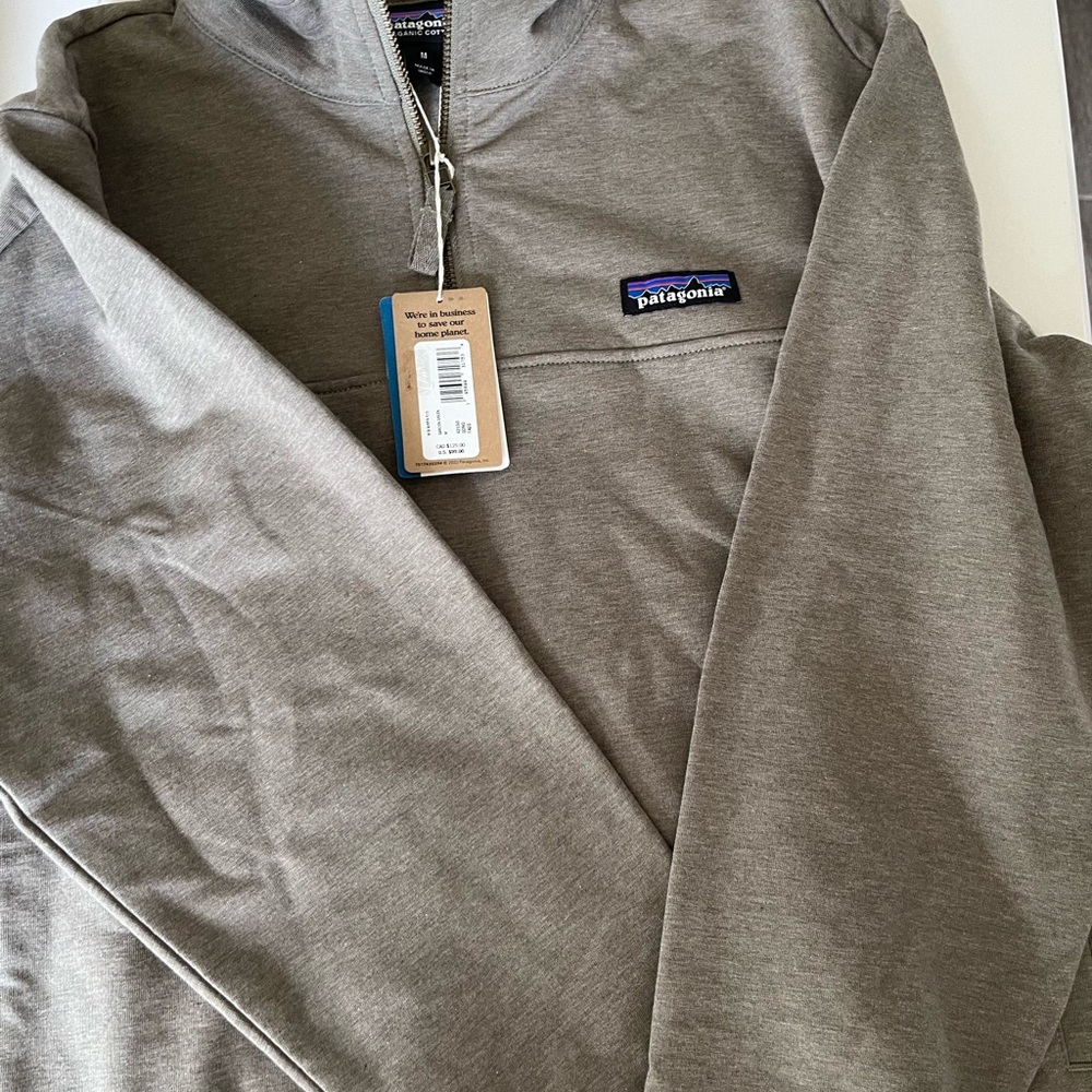 Patagonia Gray Quarter-Zip Pullover
